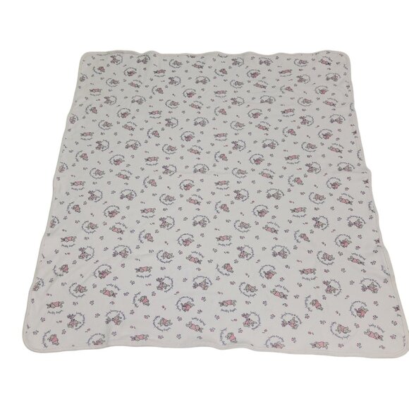 Baby BGosh Baby Blanket 100% Cotton Bunny Print One Size 4085 - Picture 1 of 8